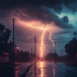 Rain And Lightning: samples, sound and loops download | MuseHub