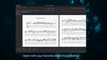 Edit sheet music in MuseScore