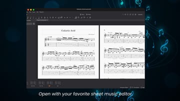 Edit sheet music in MuseScore