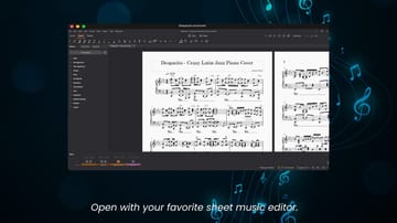 Edit sheet music in MuseScore