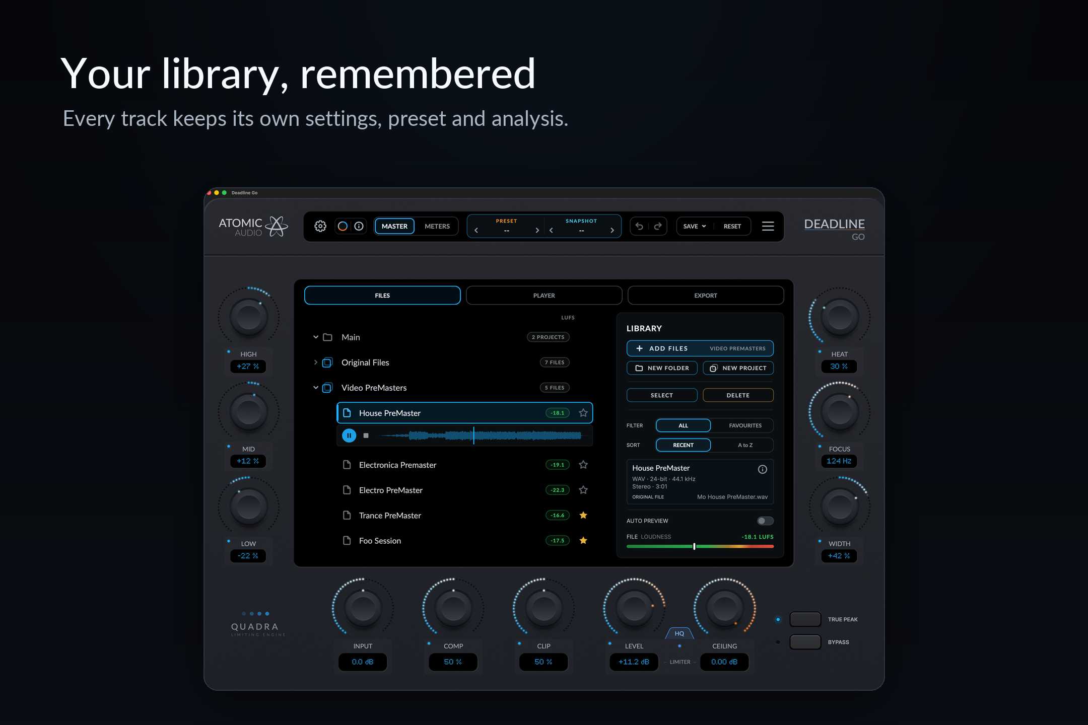 Your library, remembered