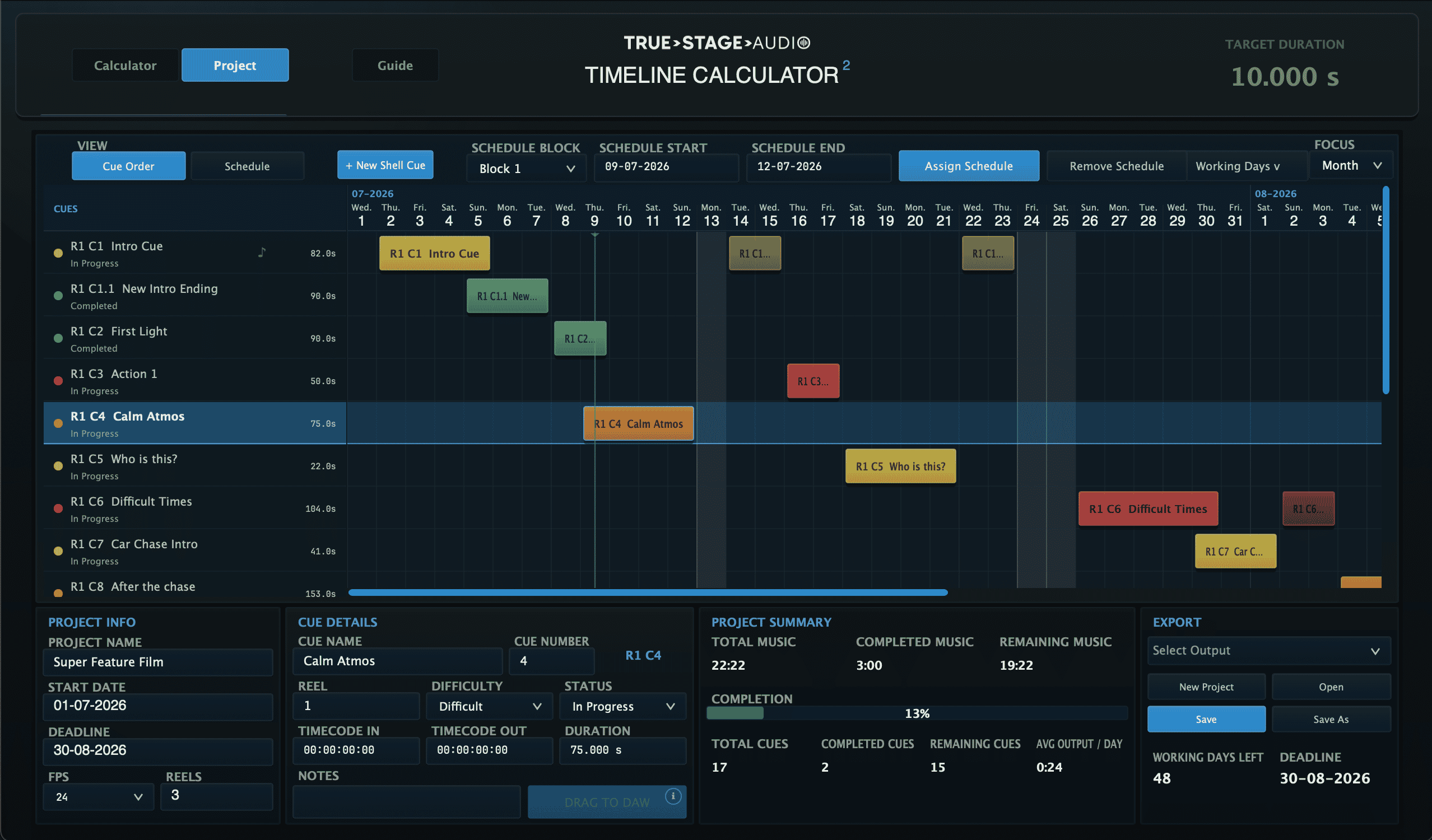 TC2 - Project Section