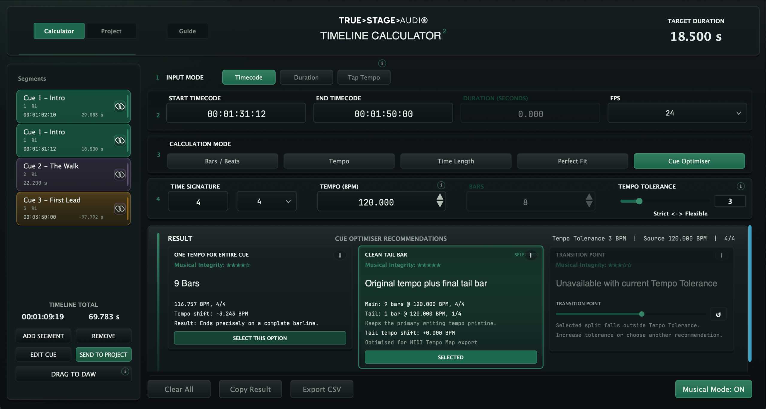 TC2 - Calculator Section