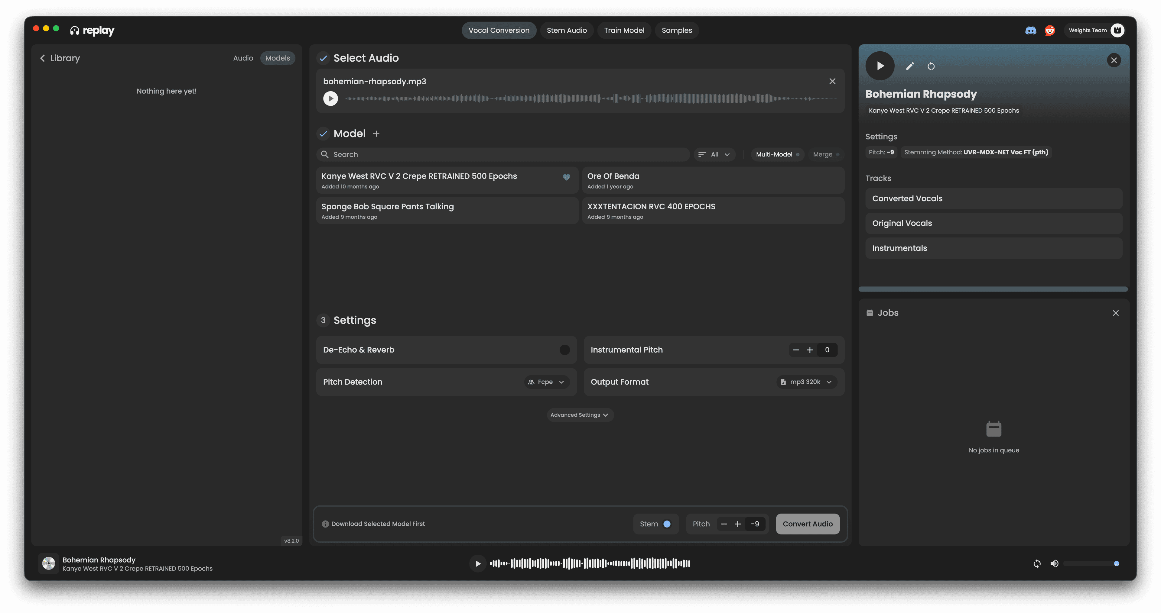Replay UI