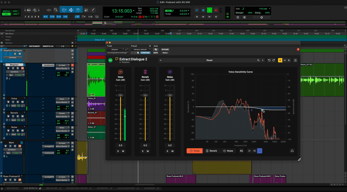 Extract:Dialogue 2 in DAW