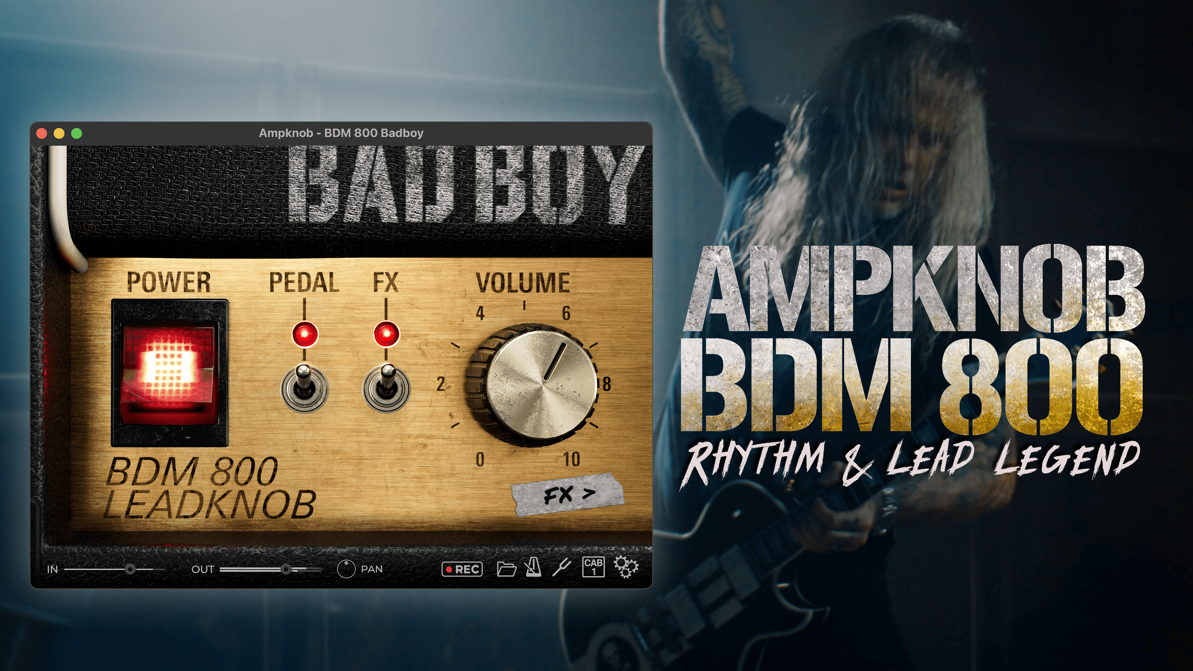 Ampknob BDM 800 Badboy