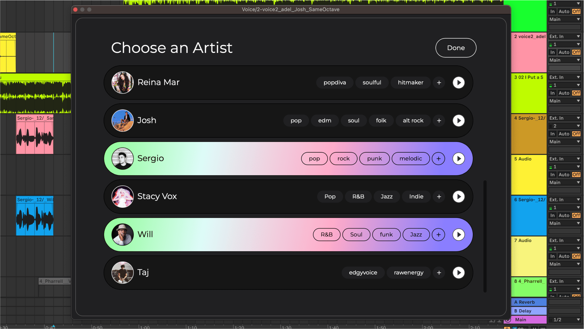 Main UI