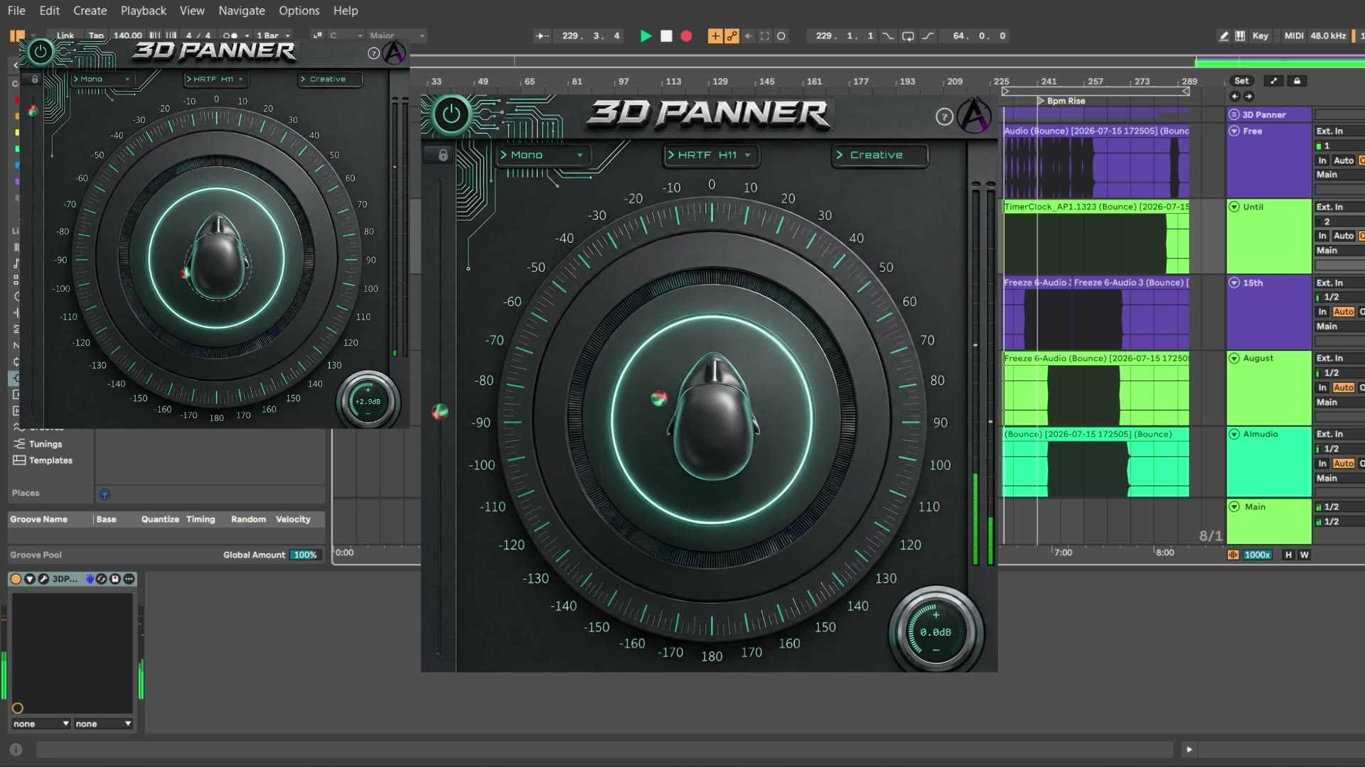 3D Panner Demo