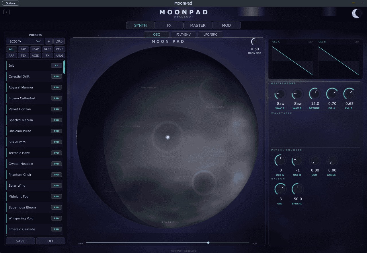 MoonPad XY