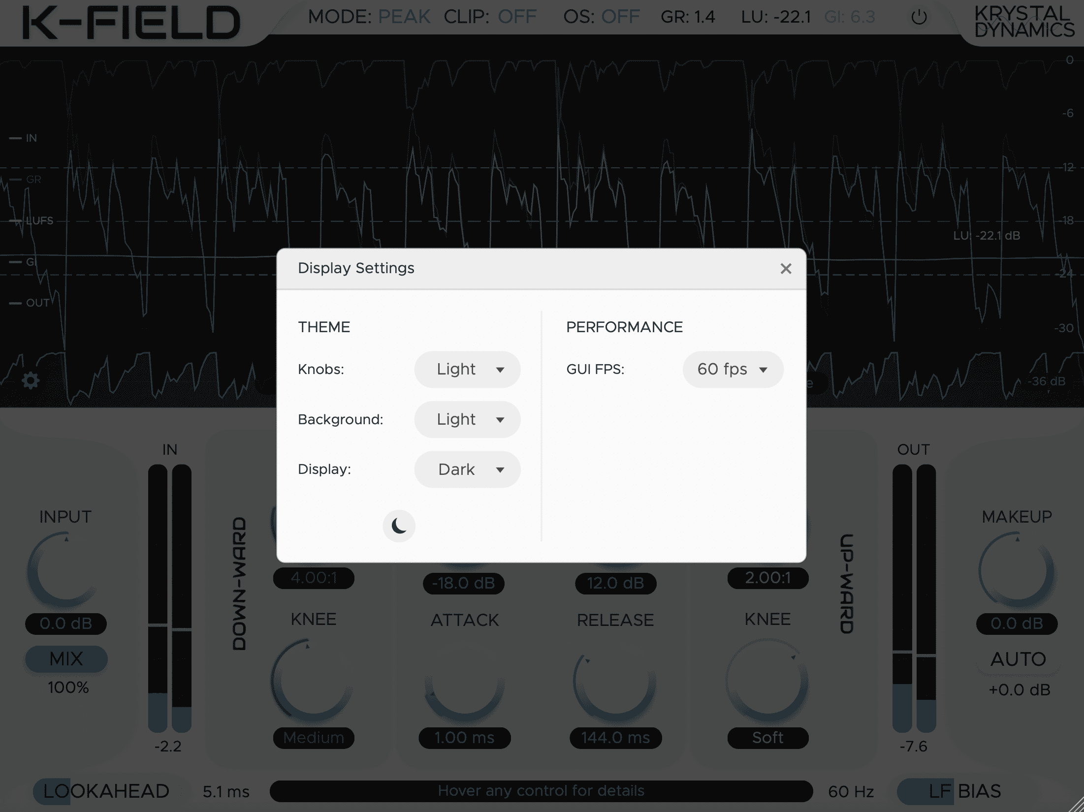 KrystalField - DisplaySettings