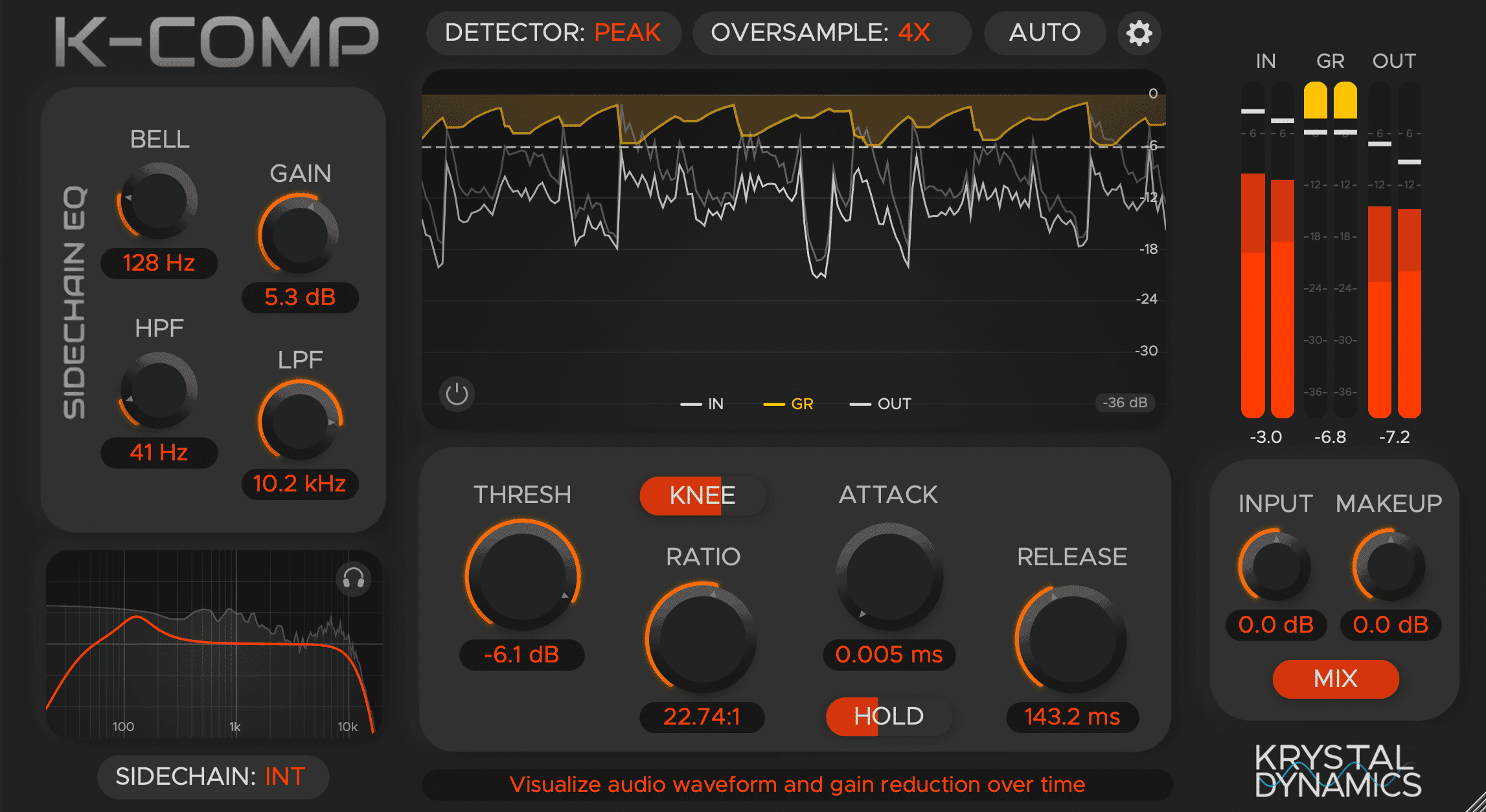 KrystalComp - Dark theme
