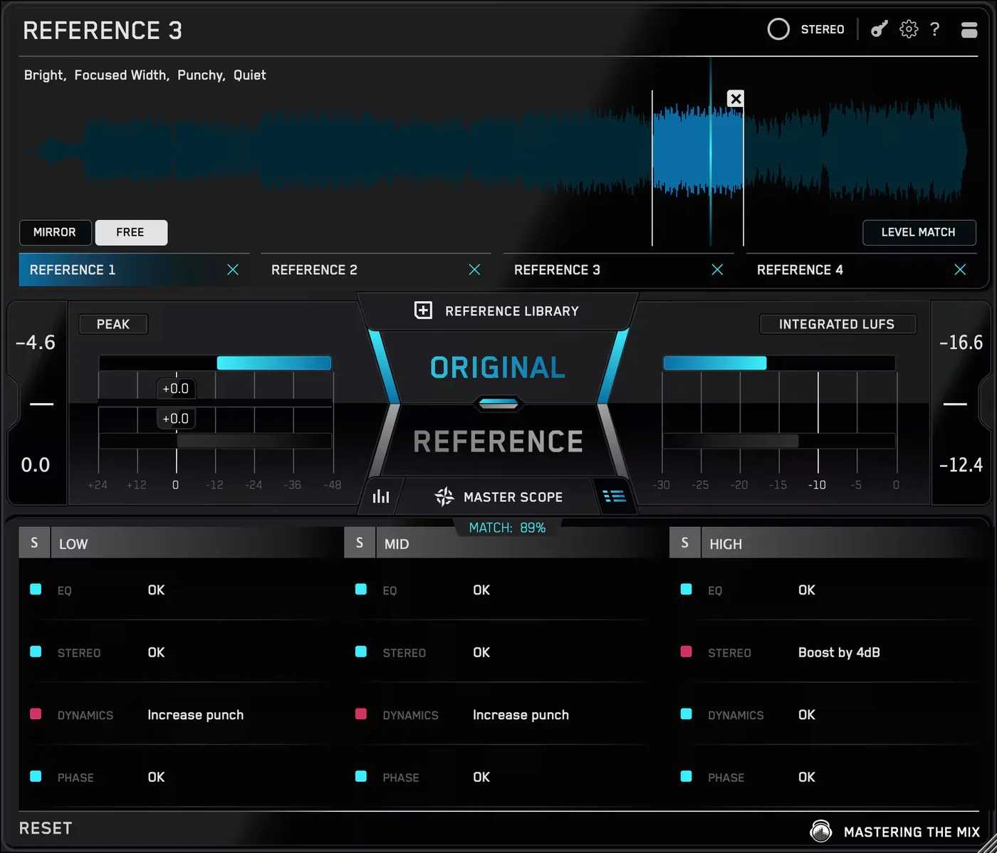 REFERENCE 3 Mix Instructor