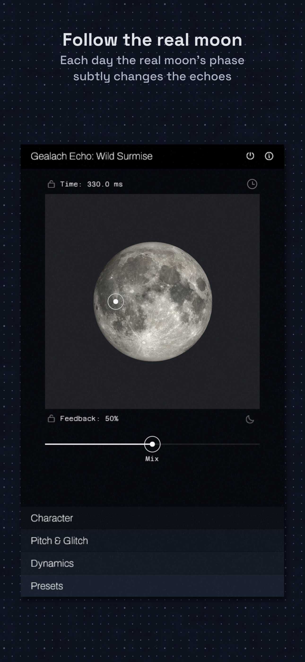 Follow the real moon