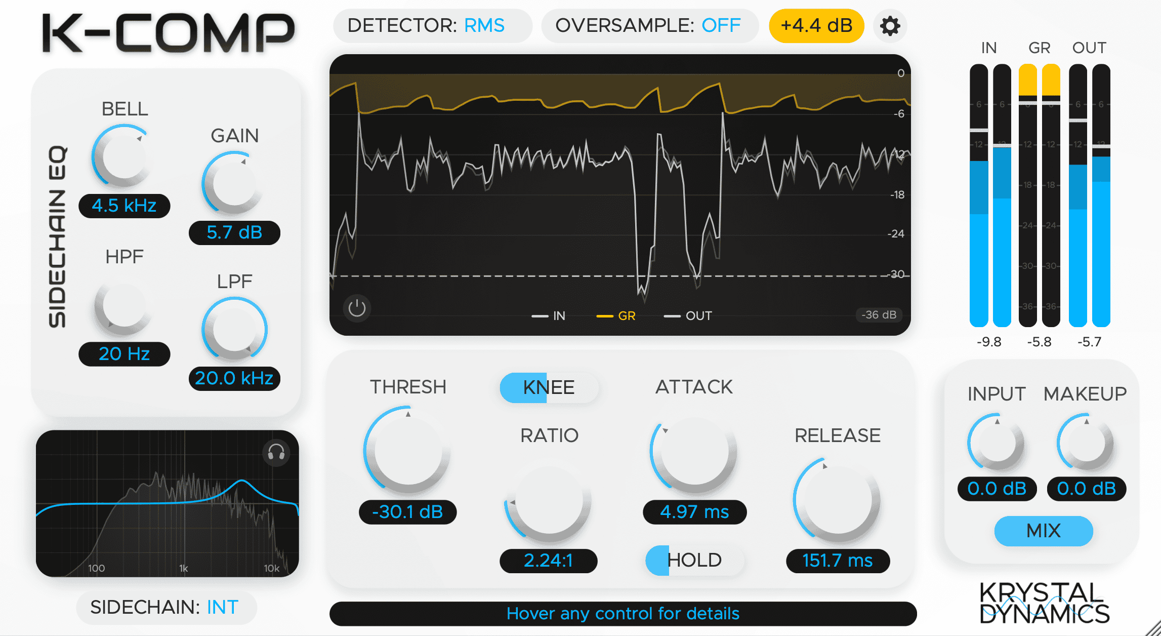 KrystalComp - RMS Mode