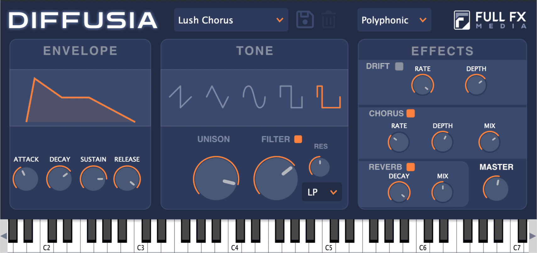 Diffusia Interface