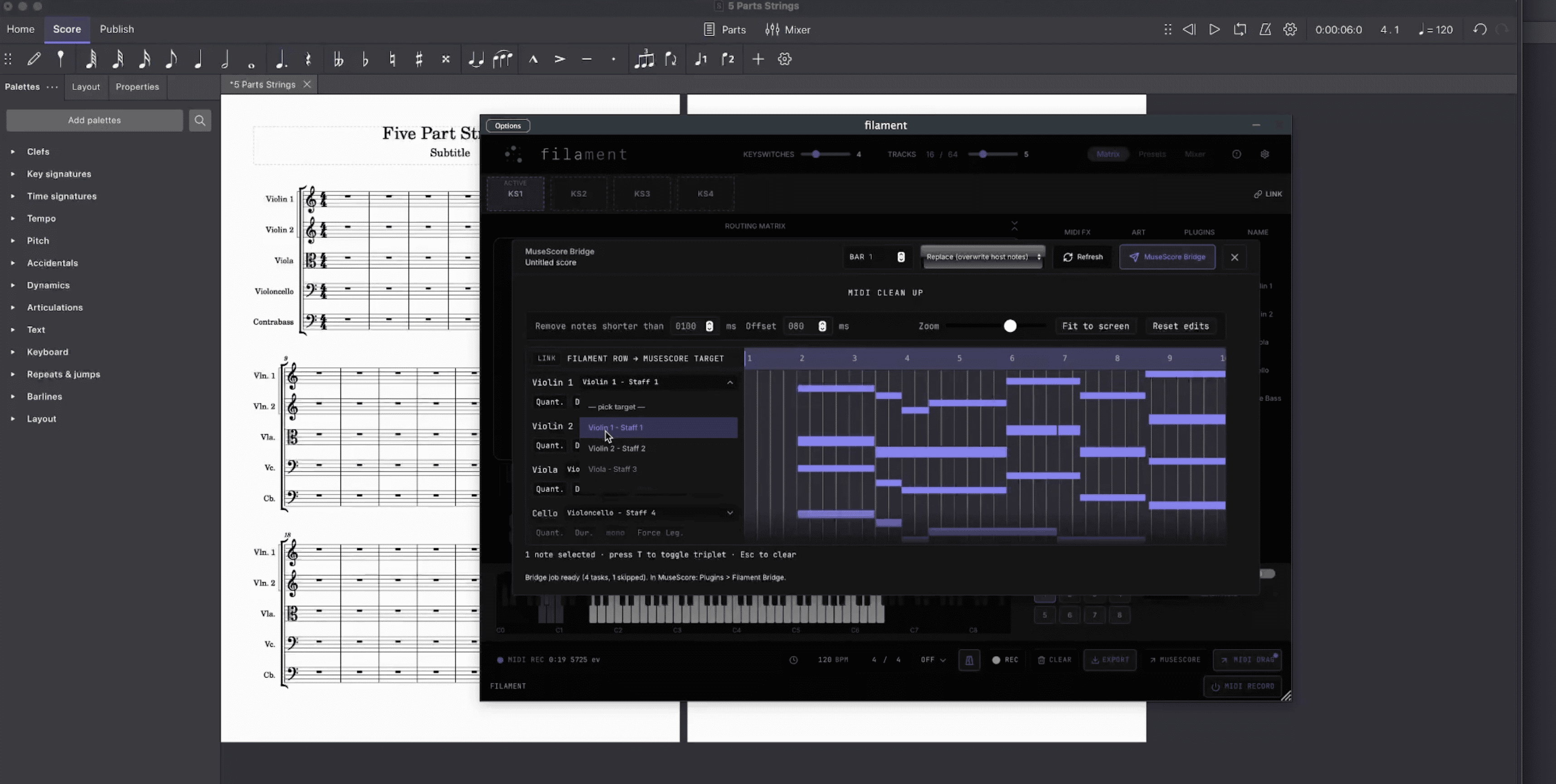 MuseScore Bridge Integration