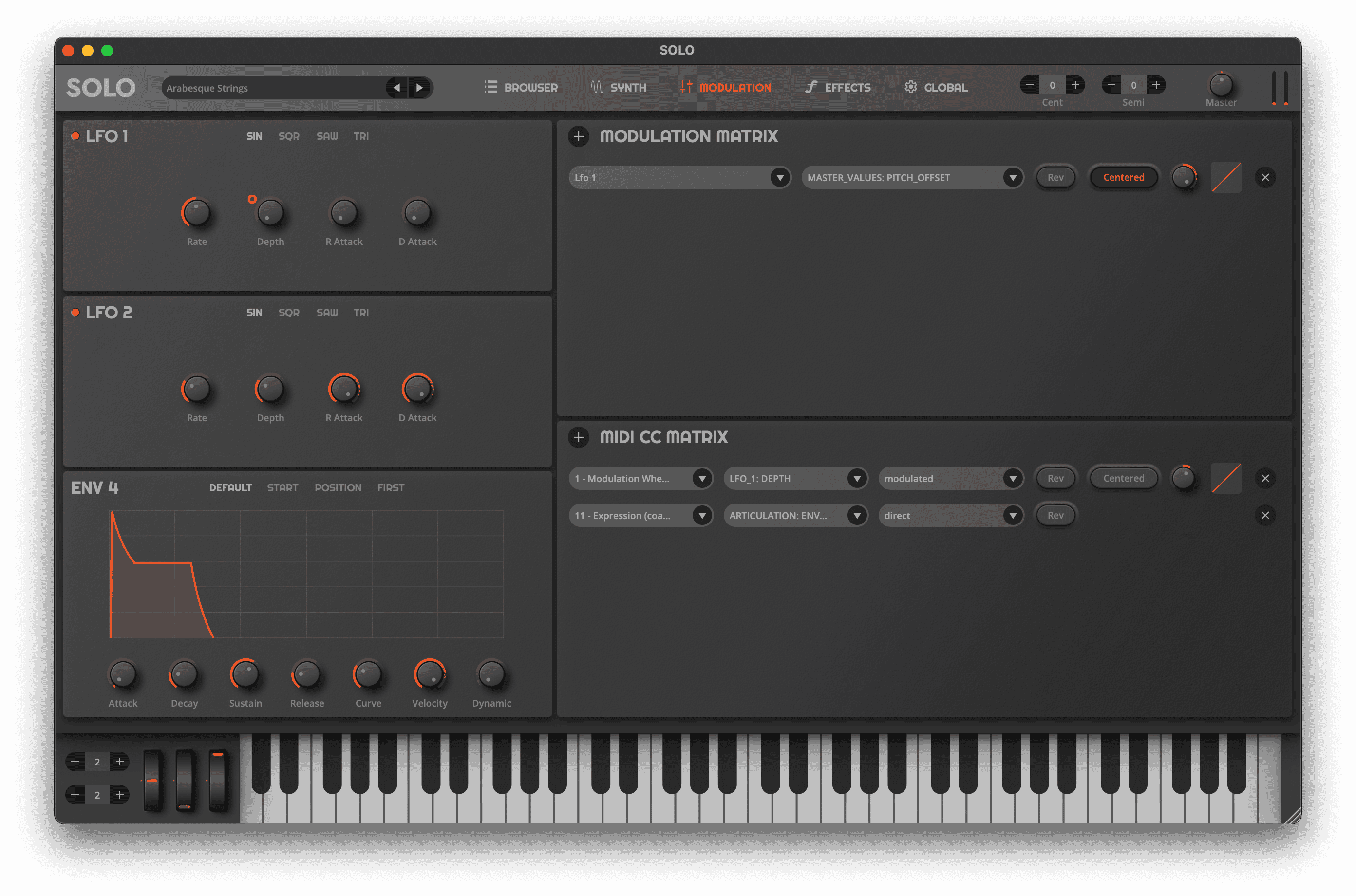 SOLO Modulation