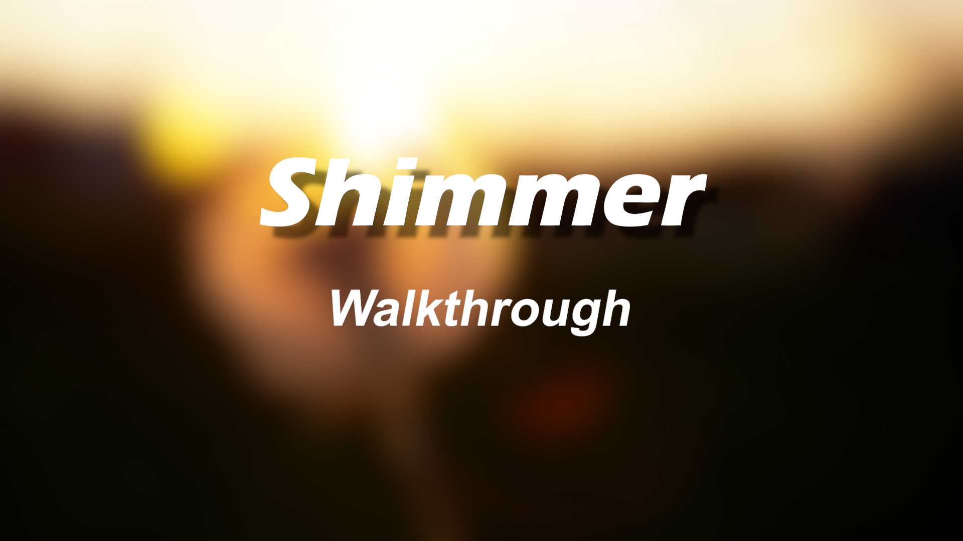 Walkthrough