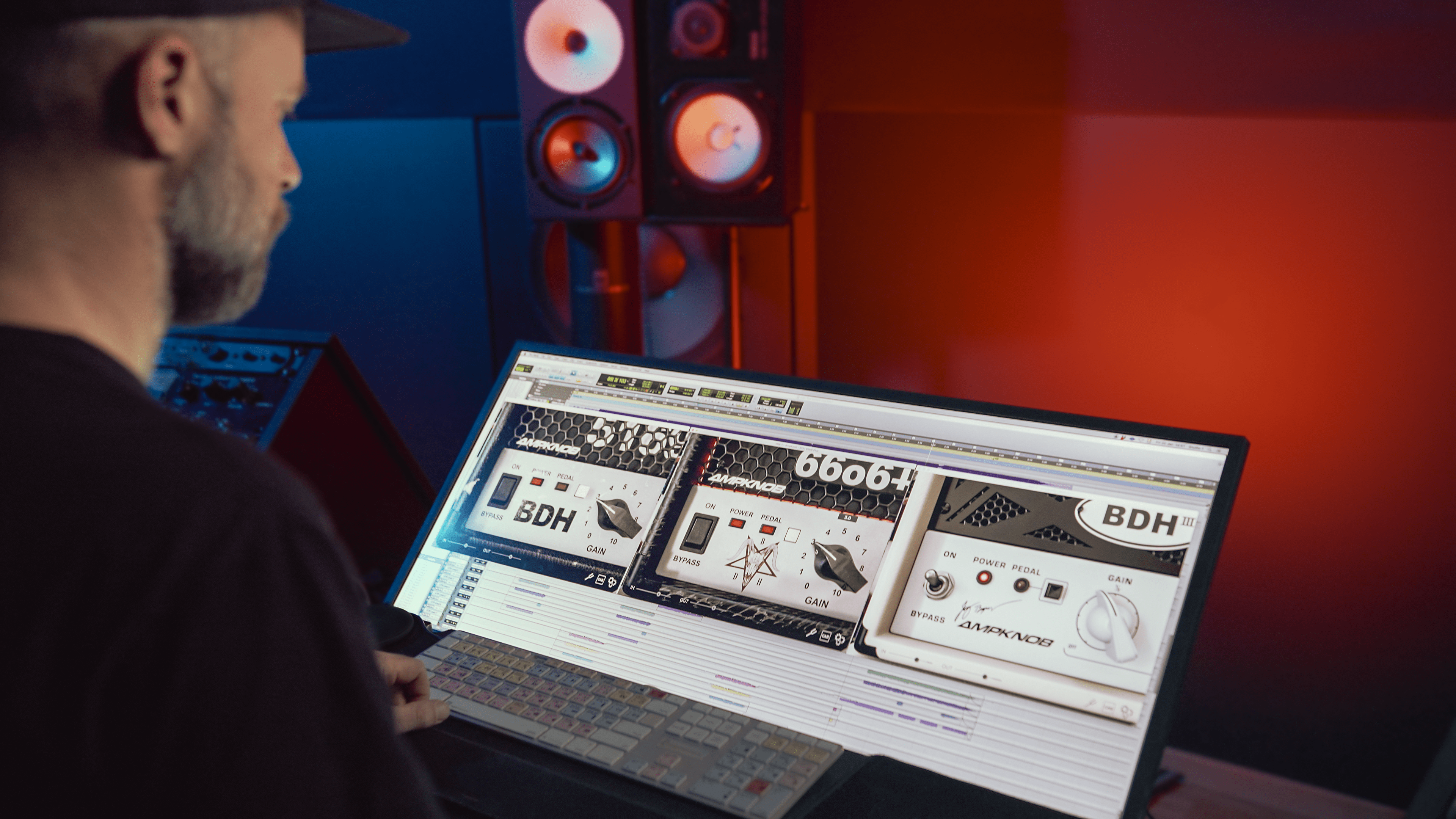 In the studio
