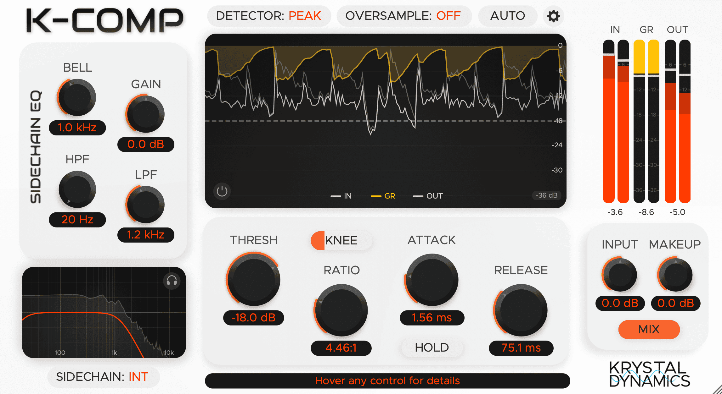 KrystalComp - PEAK Mode