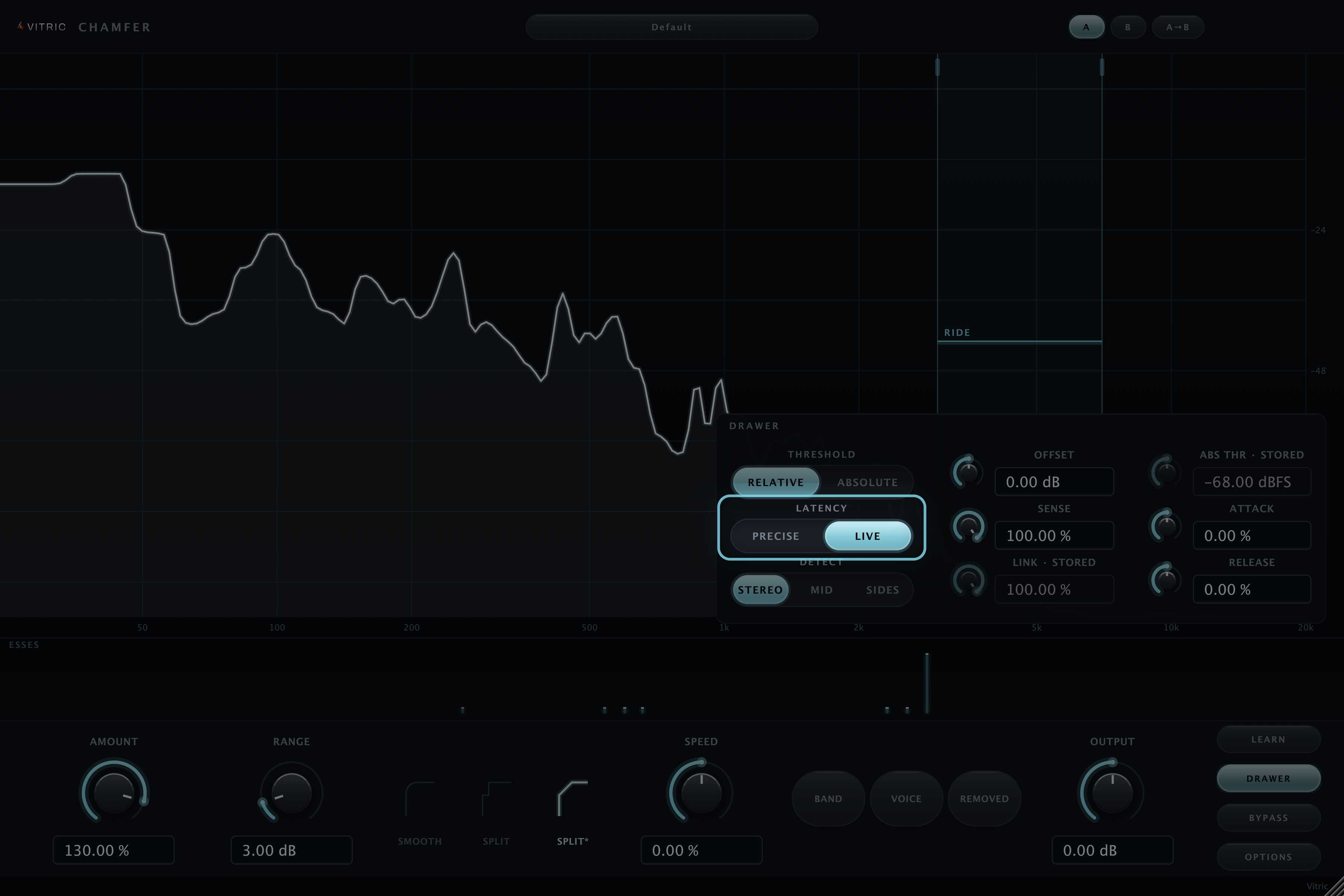 Low latency for live vocals