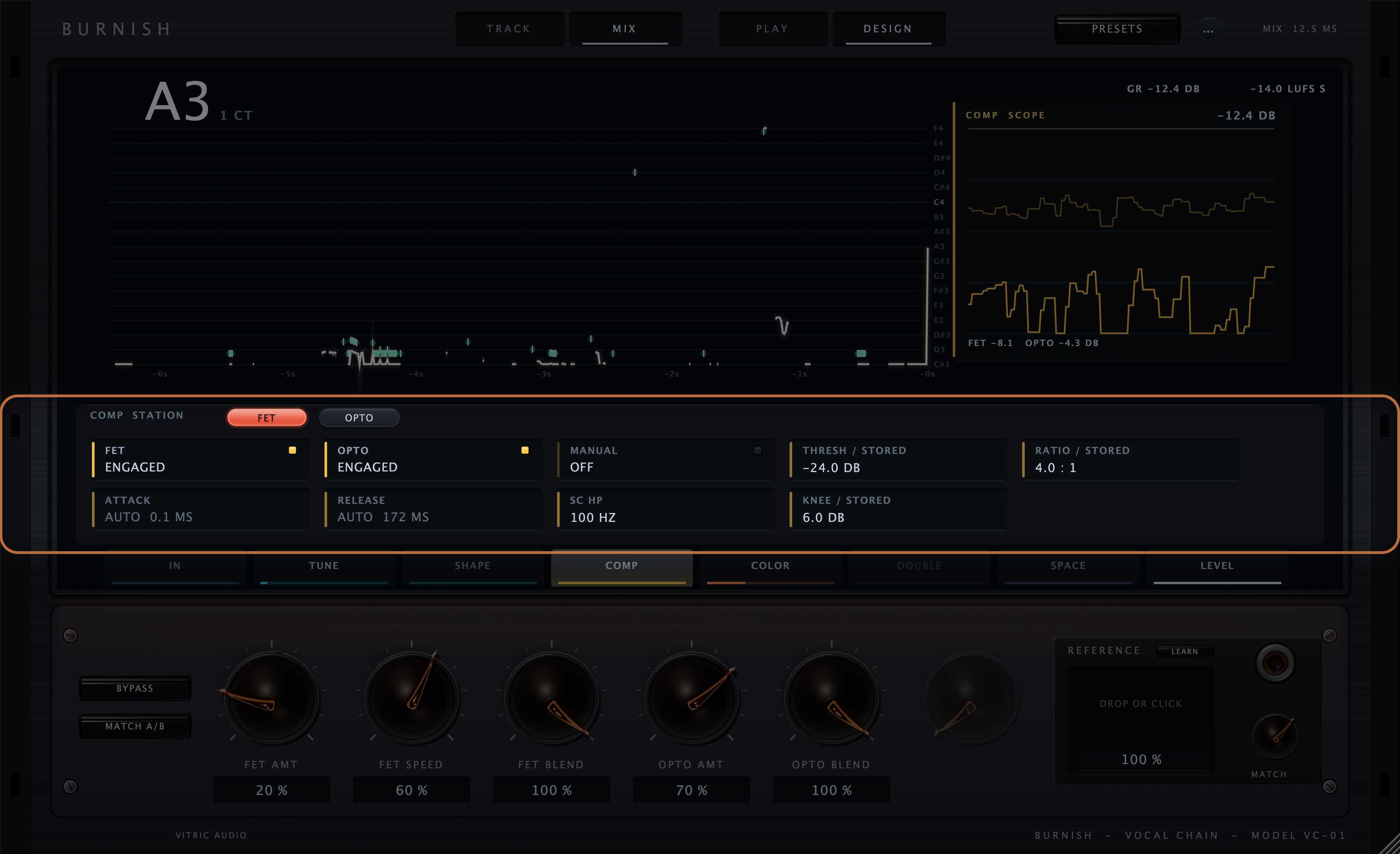 Two compressors for vocals