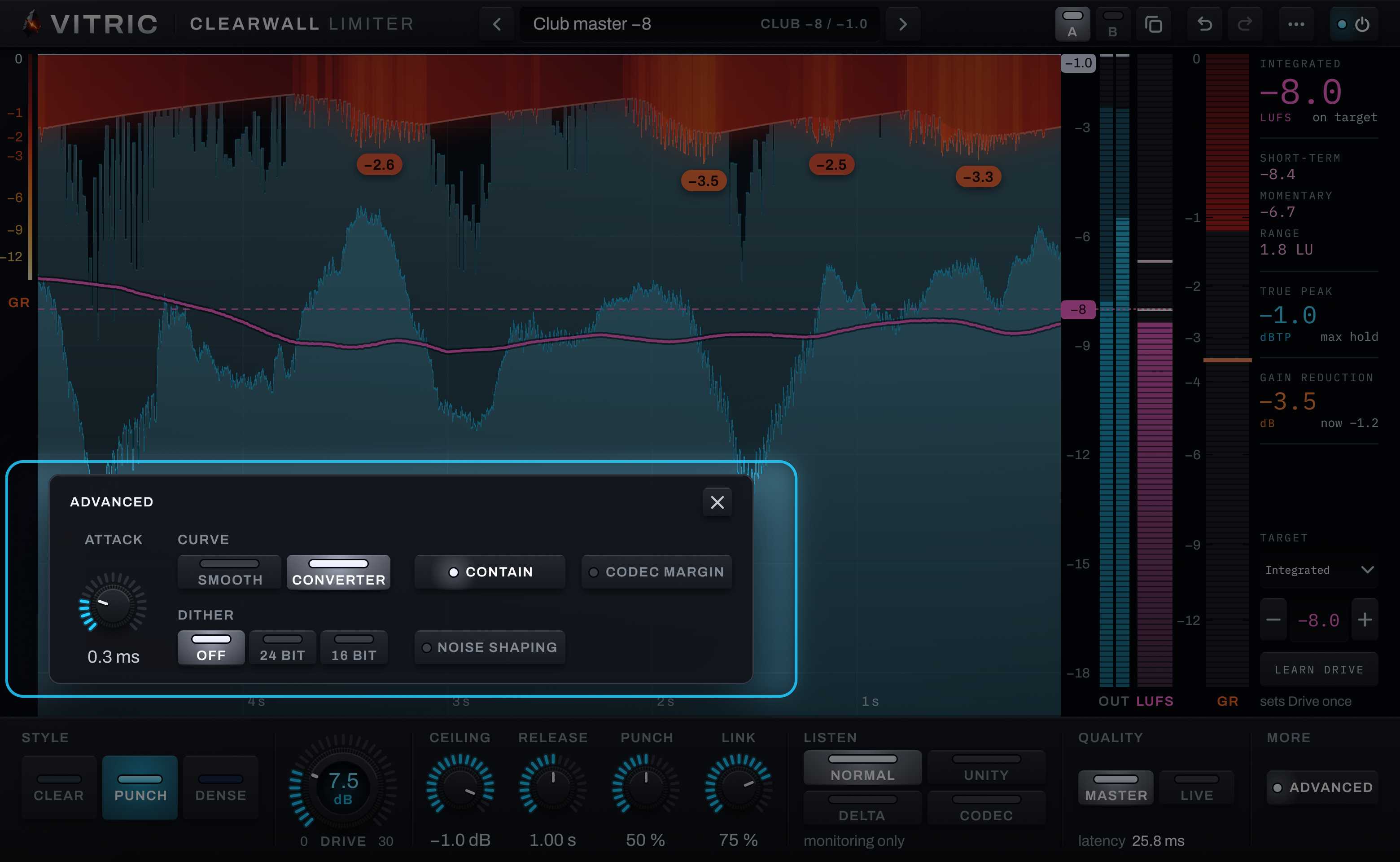 Fine-tune the limiter