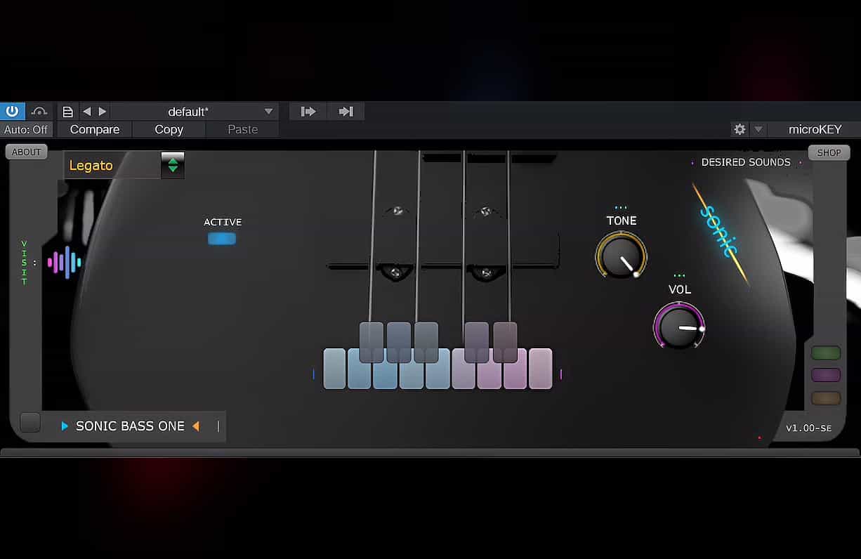 Sonic Bass ONE - plugin view