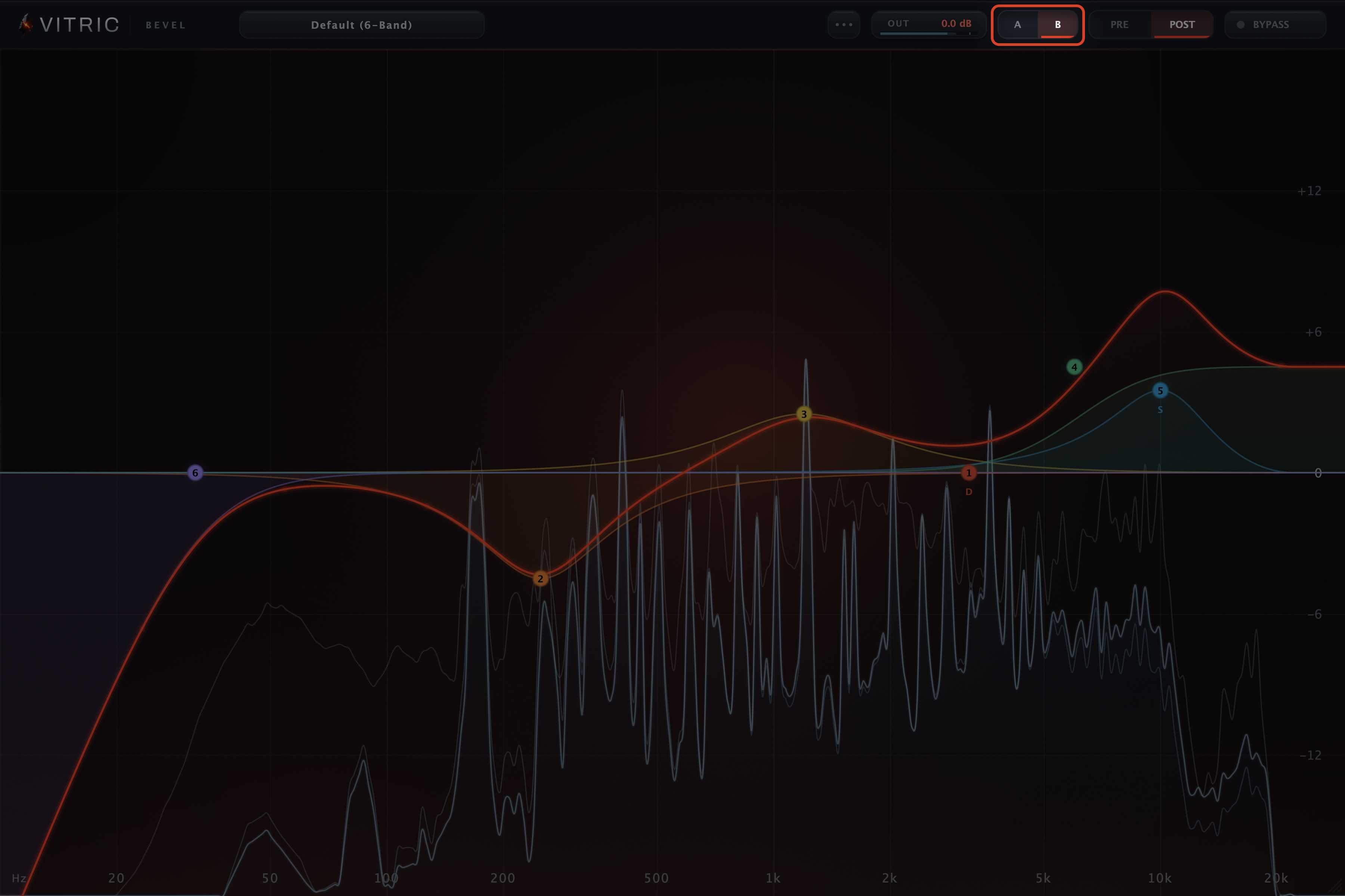 Compare two EQ settings