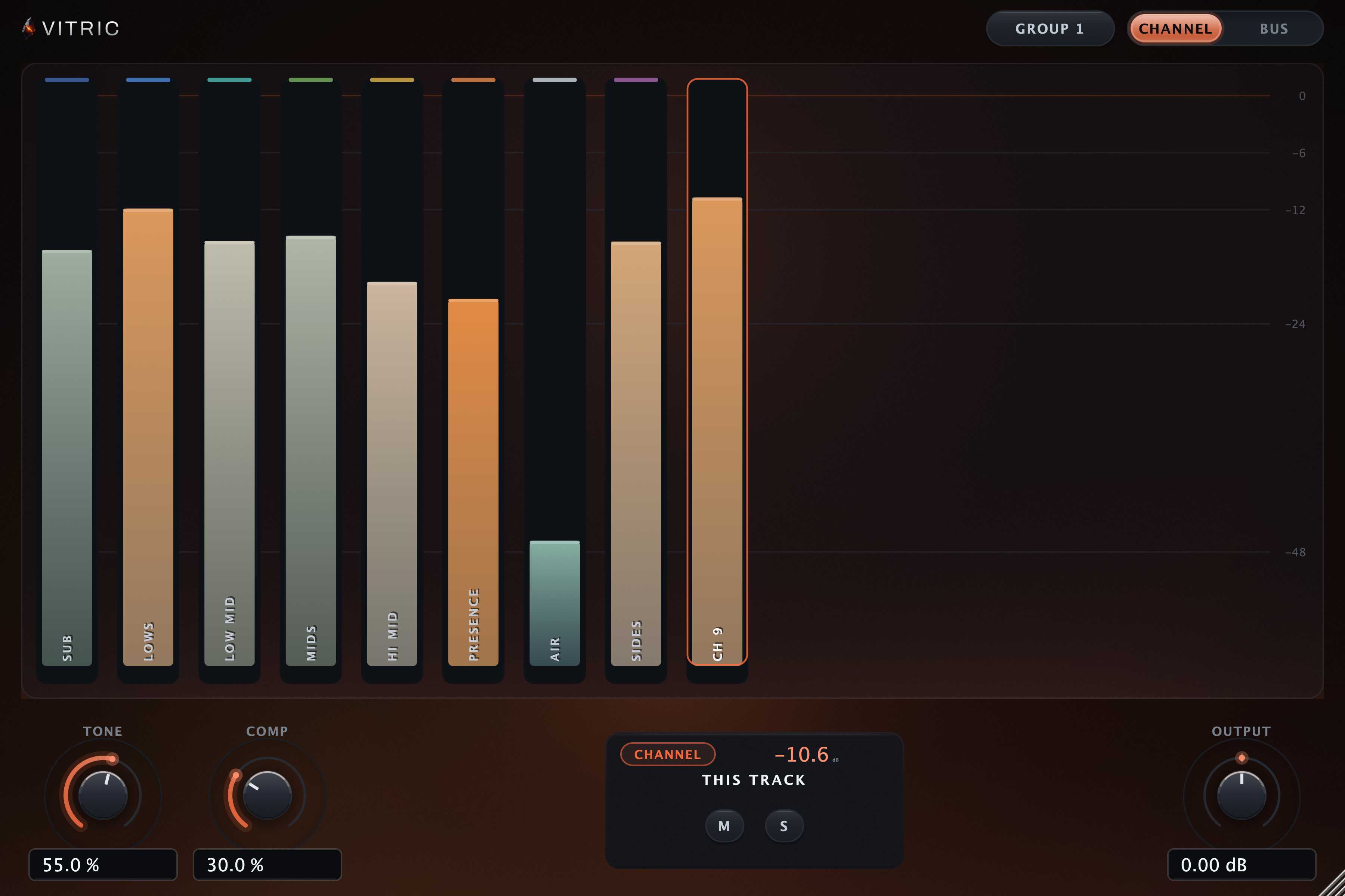 Console color on every track