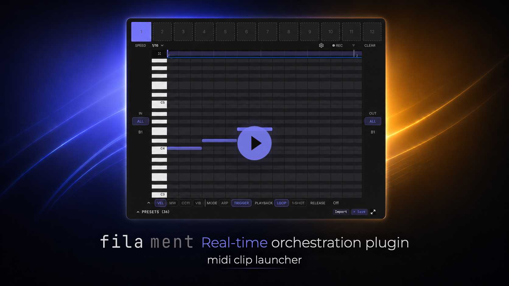 Midi Clip Launcher
