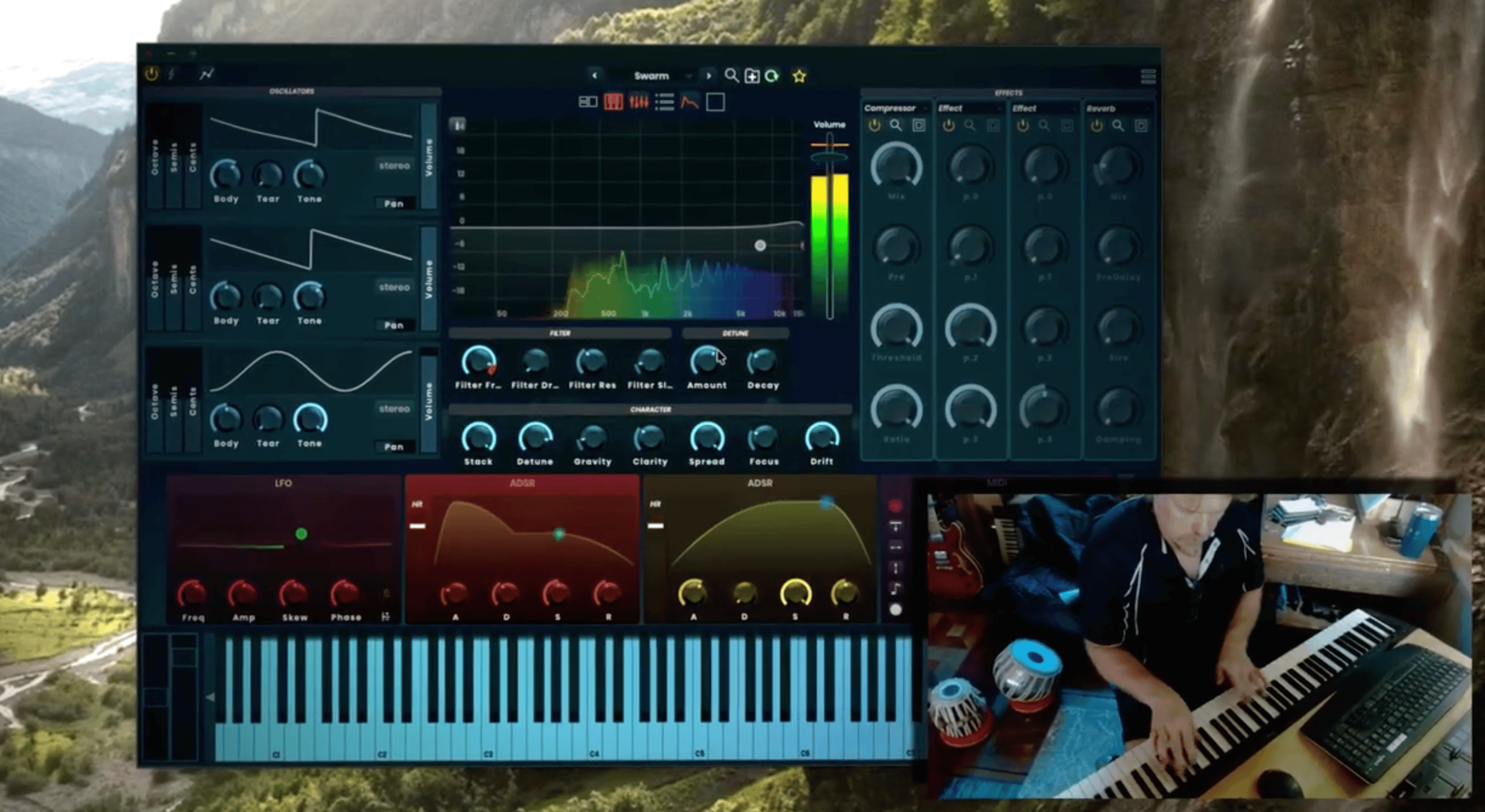 Cenere - Swarm synth