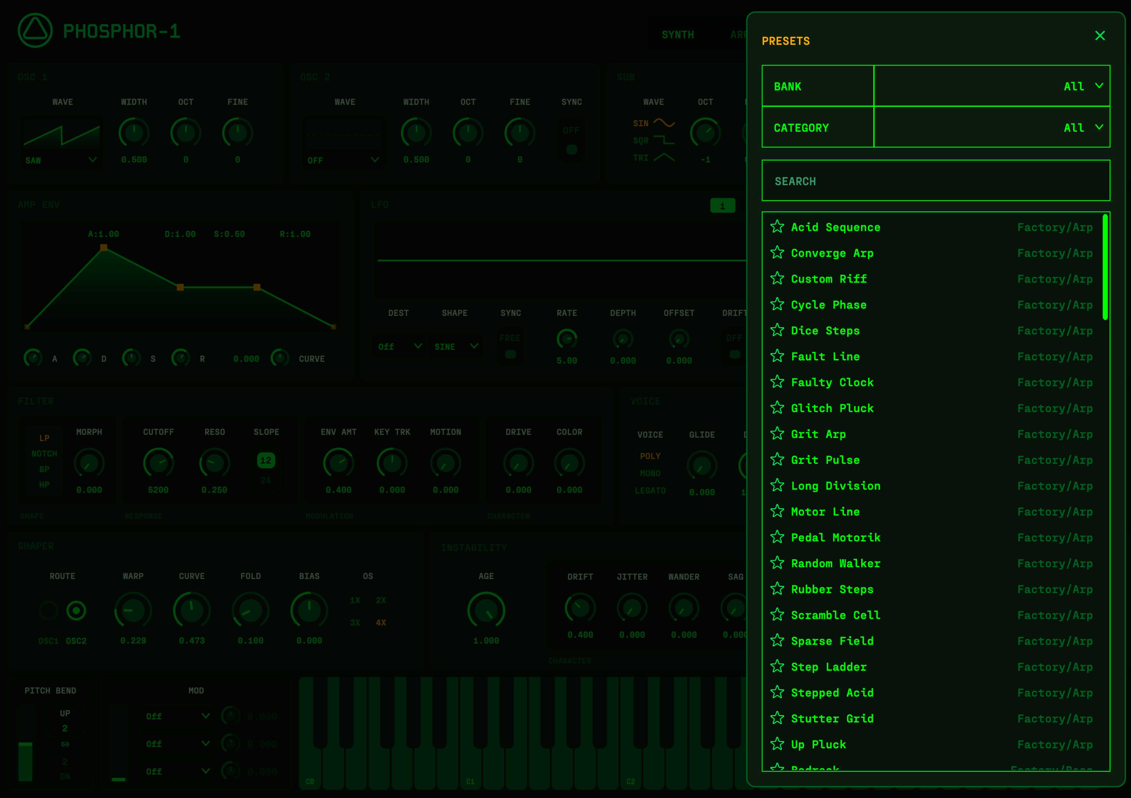 Preset Browser