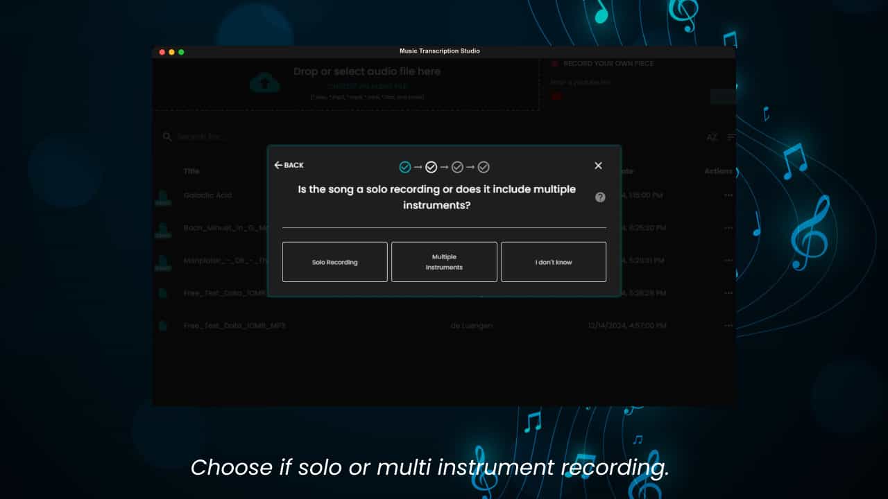 Solo or multi-instrument