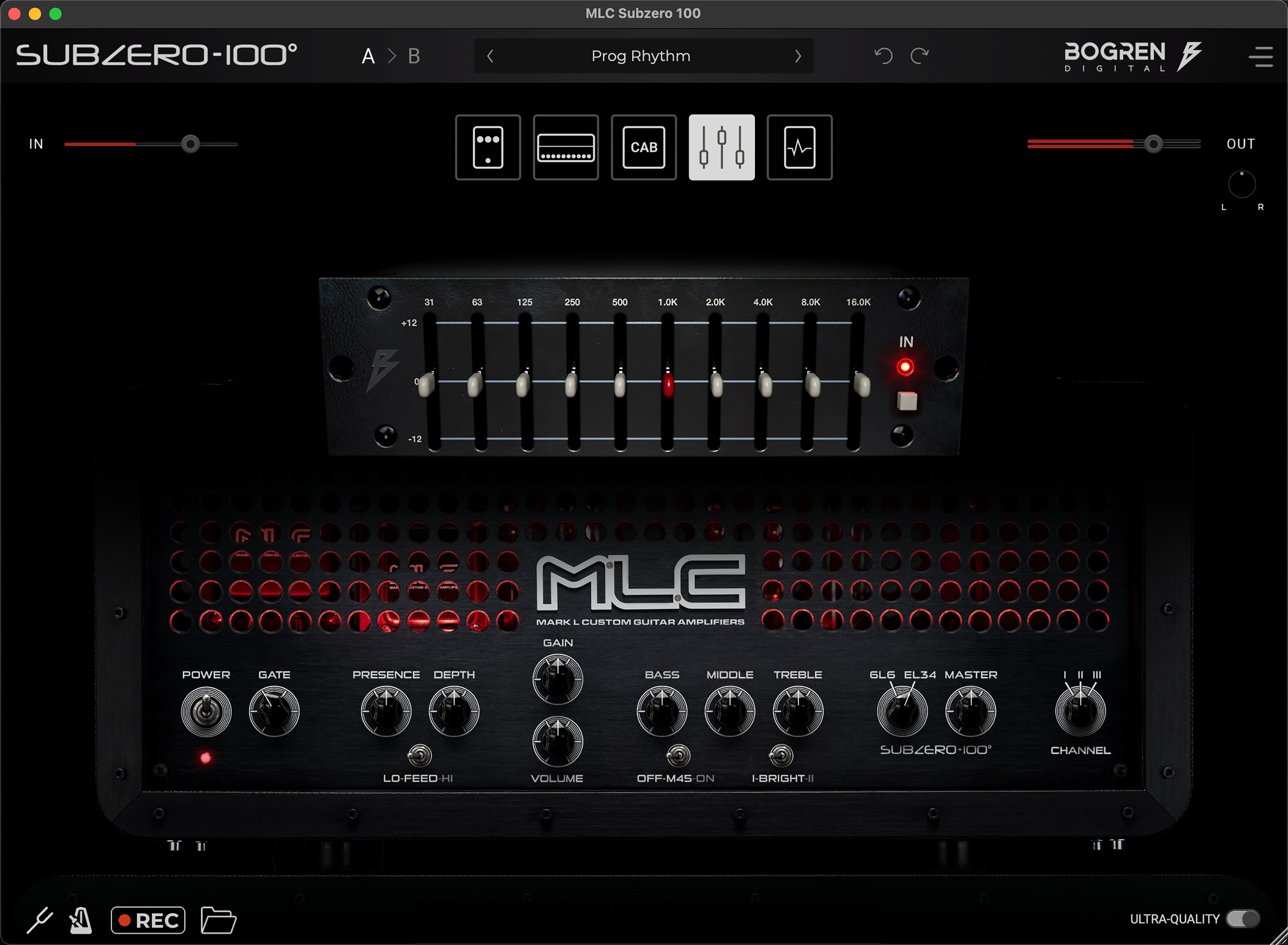 Studio quality post EQ